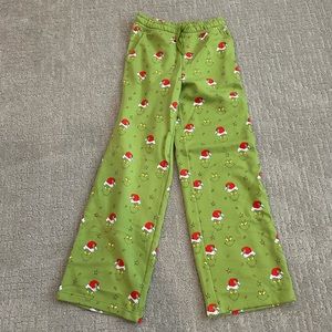 American Eagle Wide Leg Grinch Lounge Pants, New Without Tag
